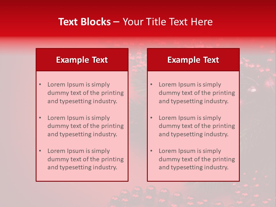 Text Blink Berry PowerPoint Template