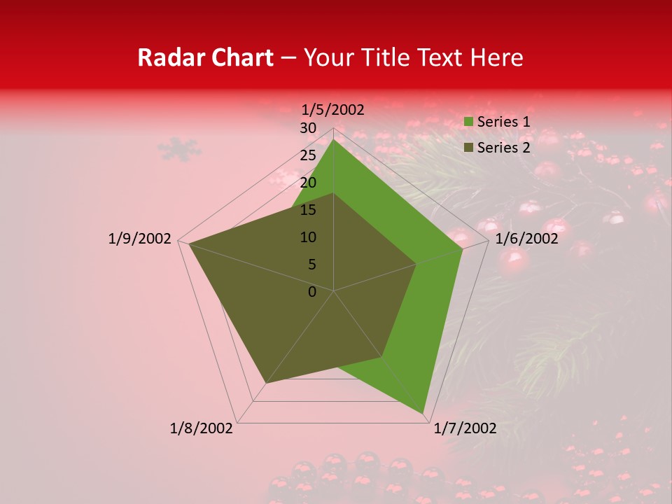 Text Blink Berry PowerPoint Template