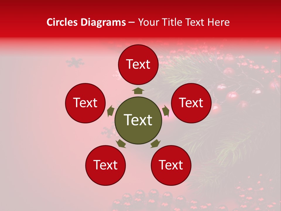 Text Blink Berry PowerPoint Template