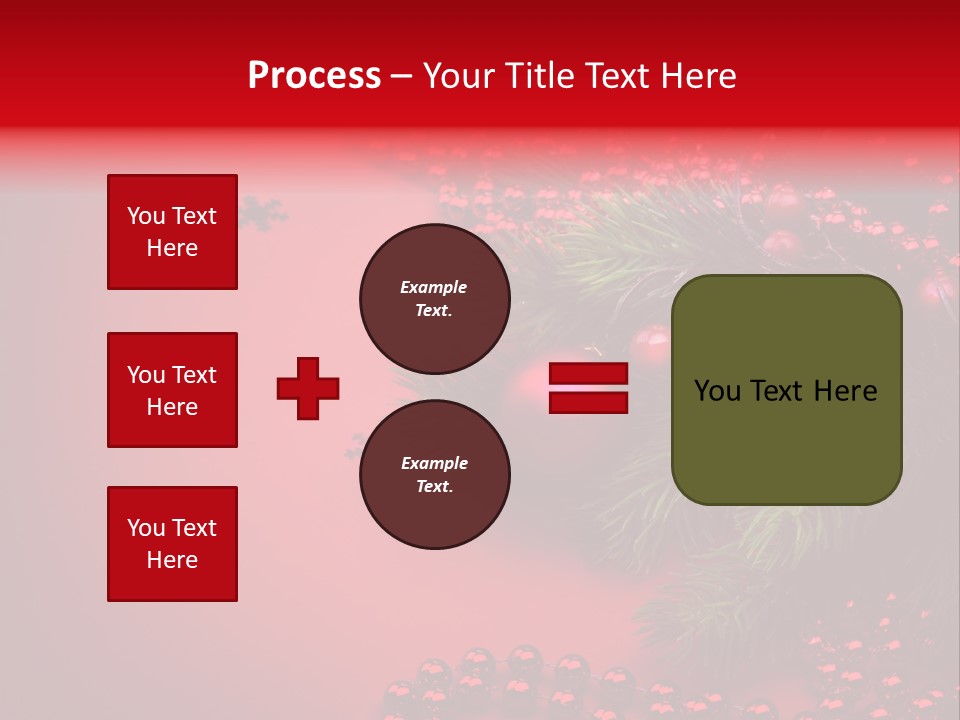 Text Blink Berry PowerPoint Template