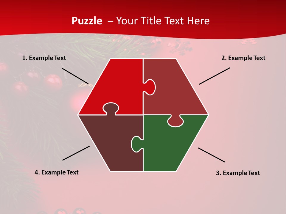 Element Macro Holiday PowerPoint Template