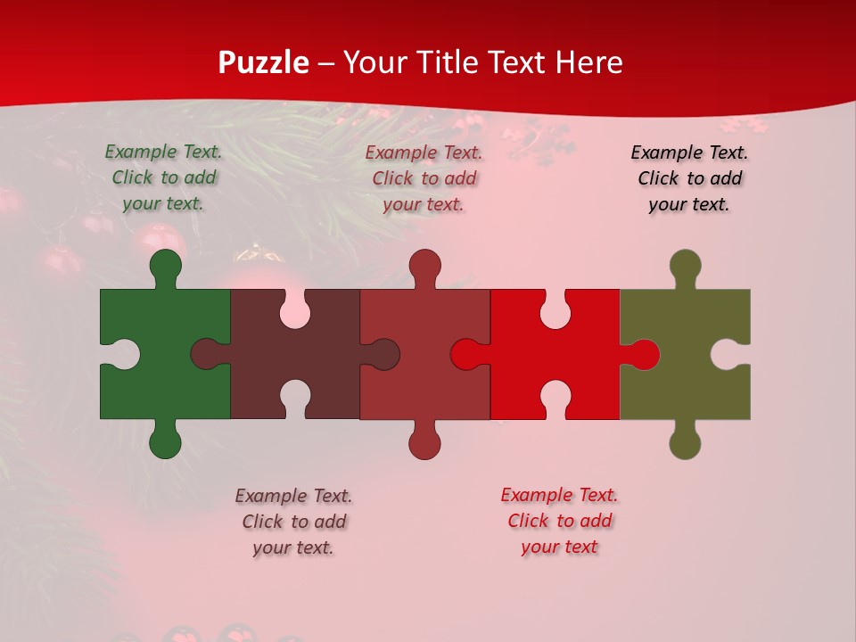Element Macro Holiday PowerPoint Template