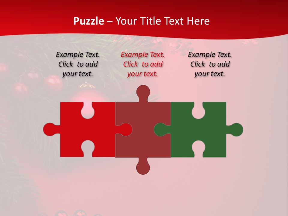 Element Macro Holiday PowerPoint Template