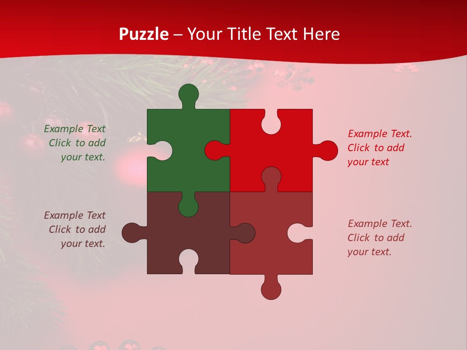 Element Macro Holiday PowerPoint Template