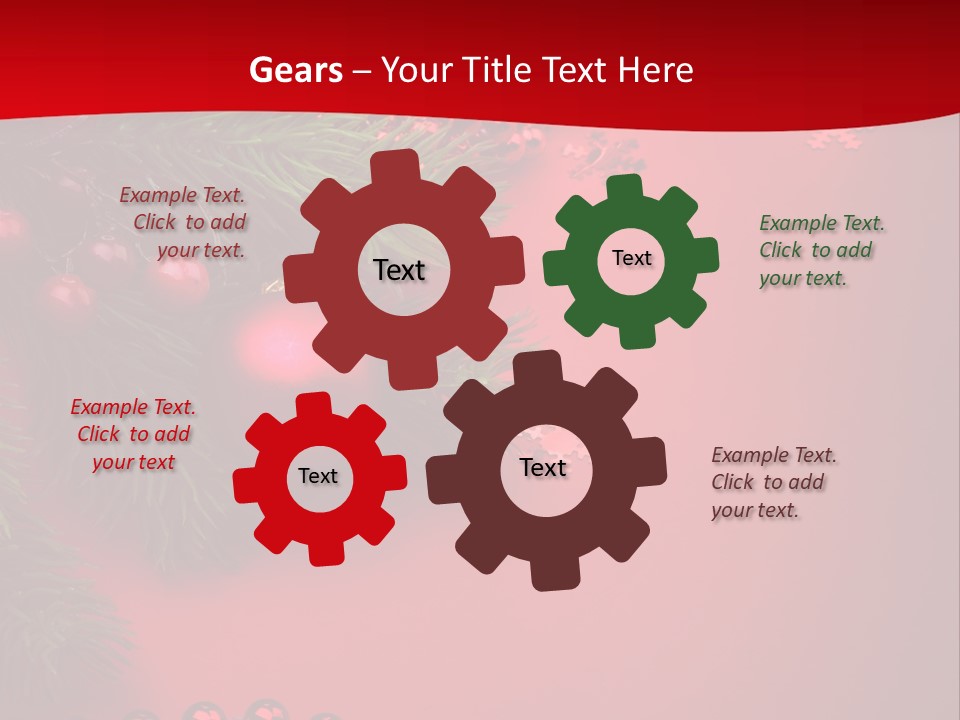 Element Macro Holiday PowerPoint Template