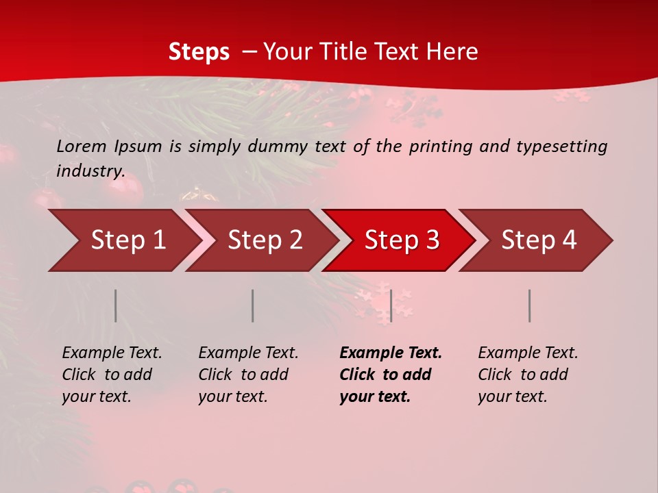 Element Macro Holiday PowerPoint Template