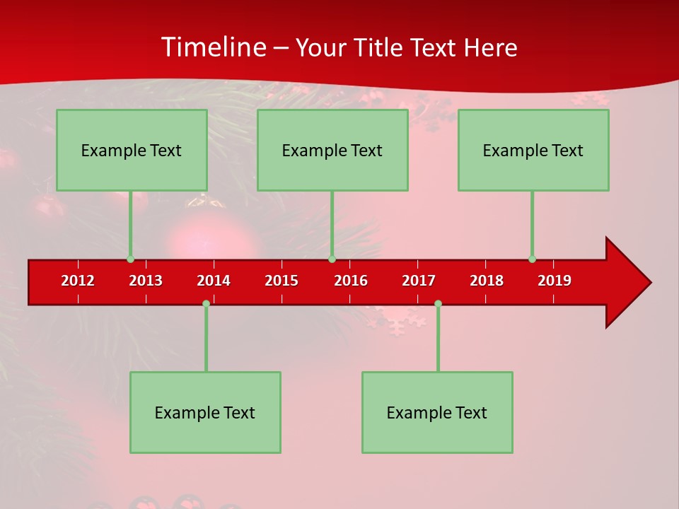 Element Macro Holiday PowerPoint Template