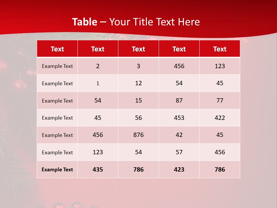 Element Macro Holiday PowerPoint Template