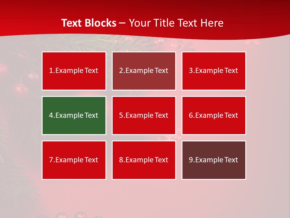 Element Macro Holiday PowerPoint Template