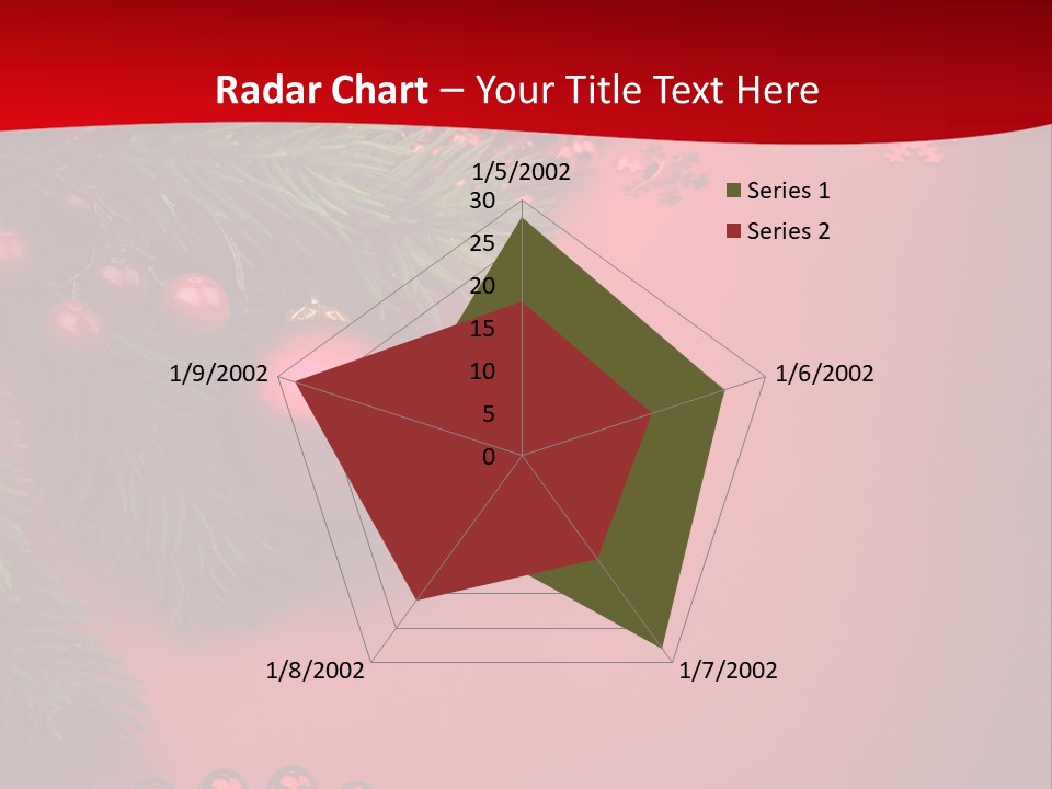 Element Macro Holiday PowerPoint Template