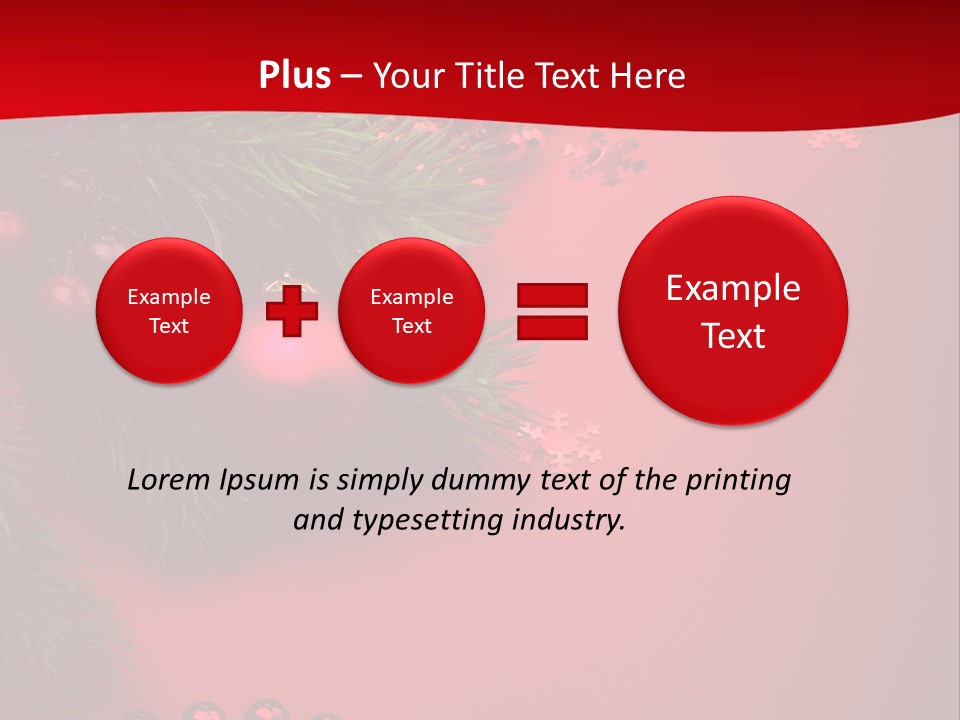 Element Macro Holiday PowerPoint Template