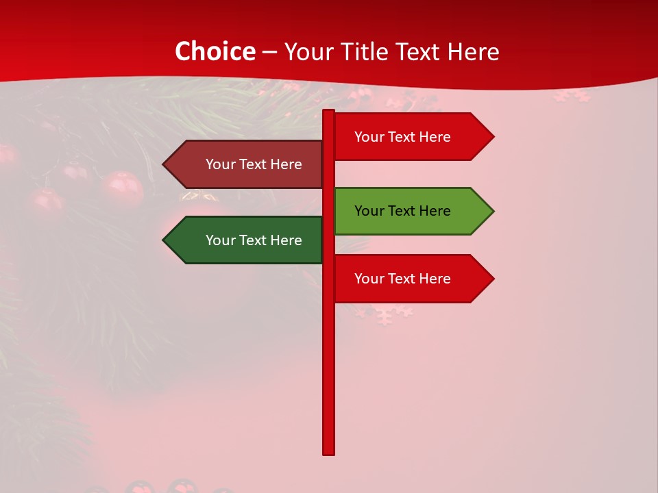 Element Macro Holiday PowerPoint Template