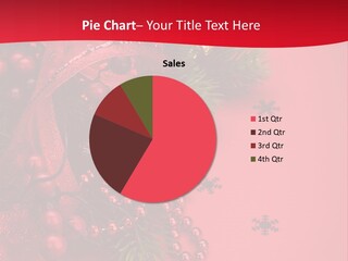 Red Decorative Holiday PowerPoint Template