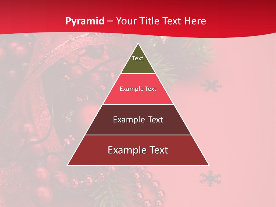 Red Decorative Holiday PowerPoint Template