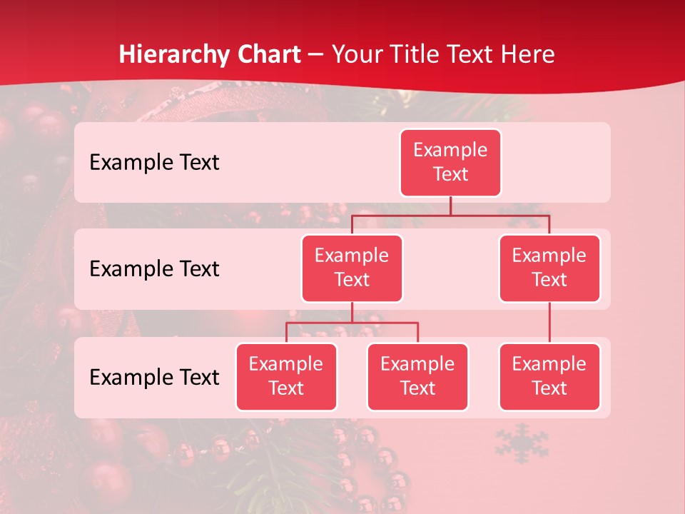 Red Decorative Holiday PowerPoint Template