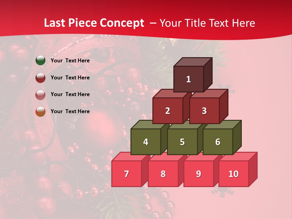 Red Decorative Holiday PowerPoint Template