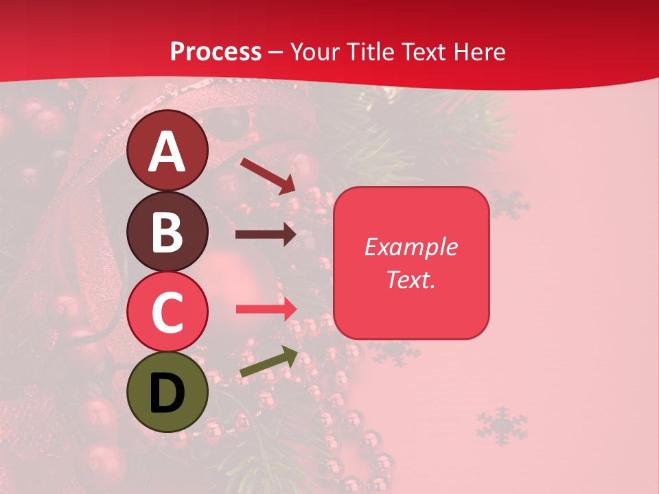 Red Decorative Holiday PowerPoint Template