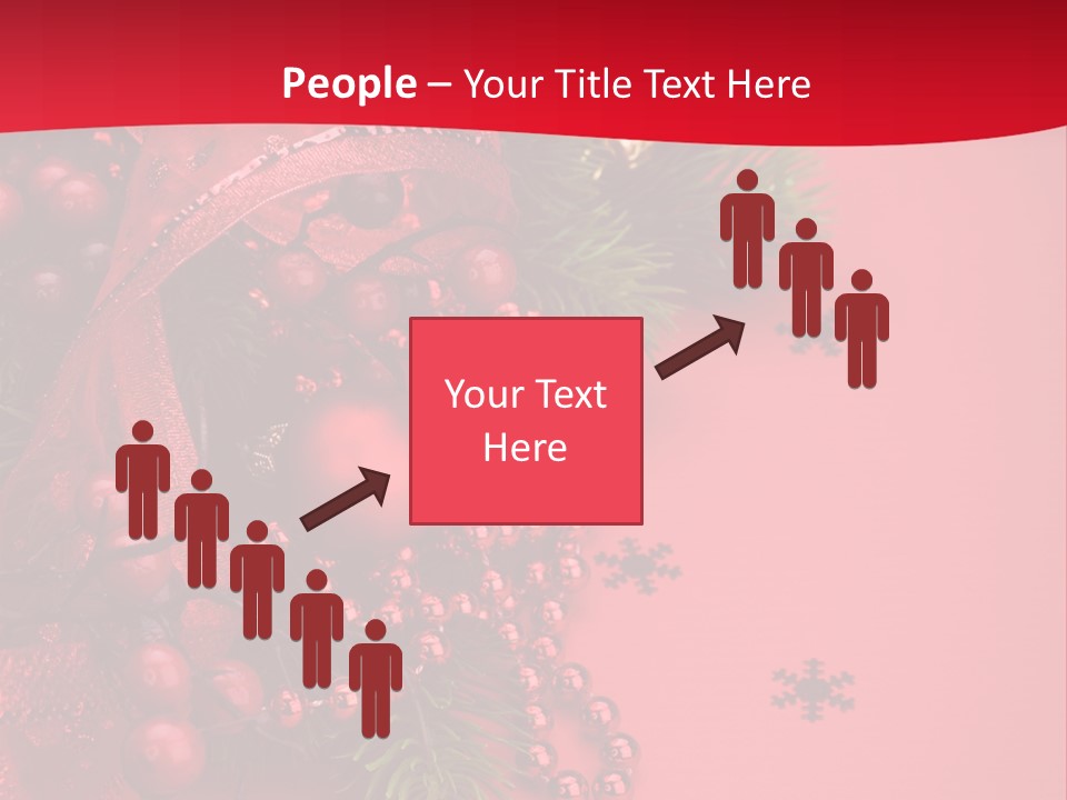 Red Decorative Holiday PowerPoint Template