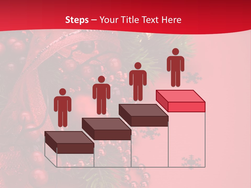 Red Decorative Holiday PowerPoint Template