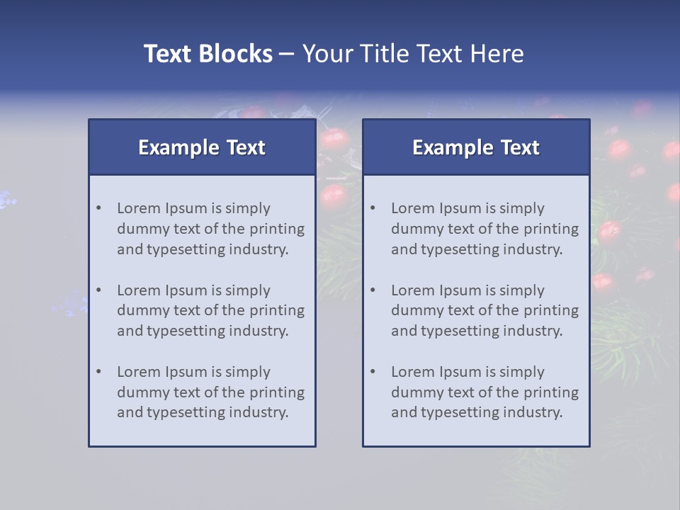 New Tradition Text PowerPoint Template