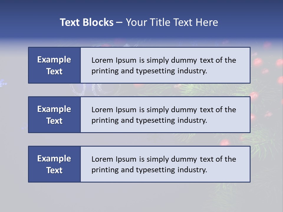 New Tradition Text PowerPoint Template