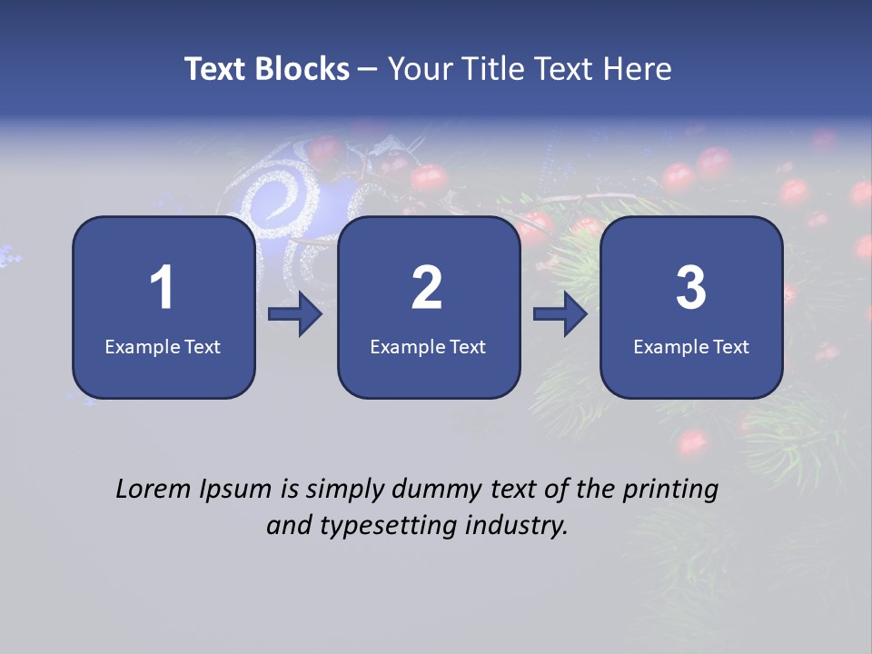 New Tradition Text PowerPoint Template