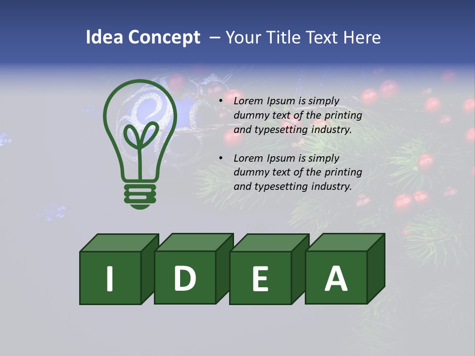 New Tradition Text PowerPoint Template