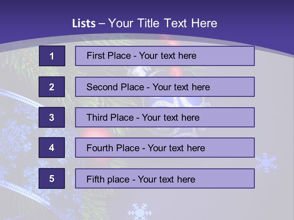 Text Celebration New PowerPoint Template