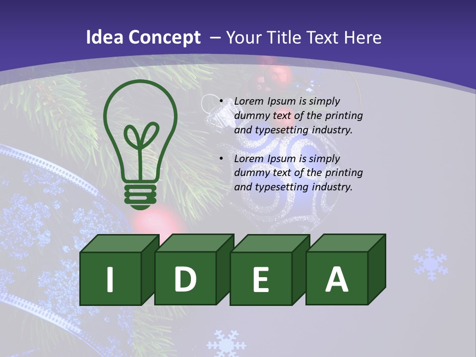 Text Celebration New PowerPoint Template