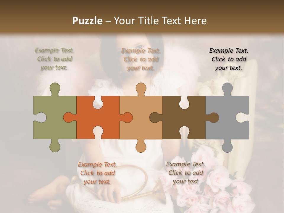 Beautiful Aroma Caucasian PowerPoint Template