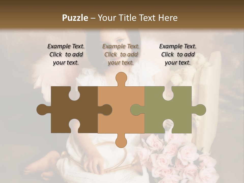 Beautiful Aroma Caucasian PowerPoint Template