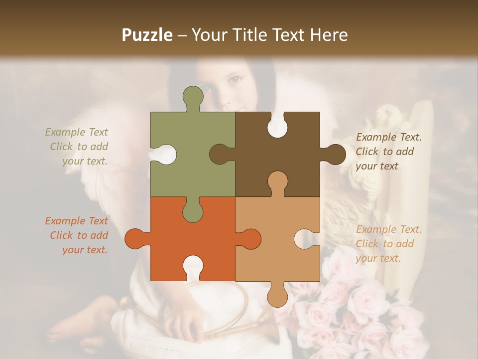 Beautiful Aroma Caucasian PowerPoint Template