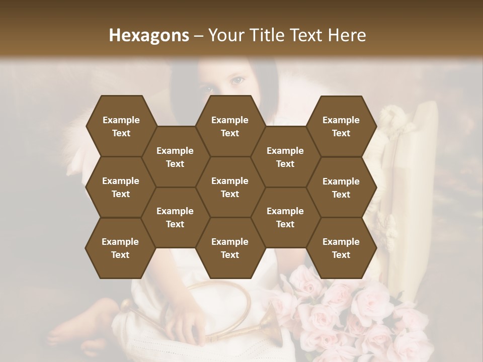 Beautiful Aroma Caucasian PowerPoint Template