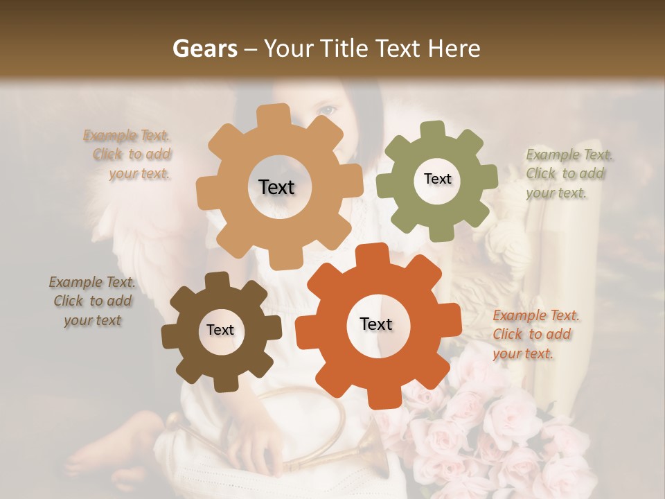 Beautiful Aroma Caucasian PowerPoint Template