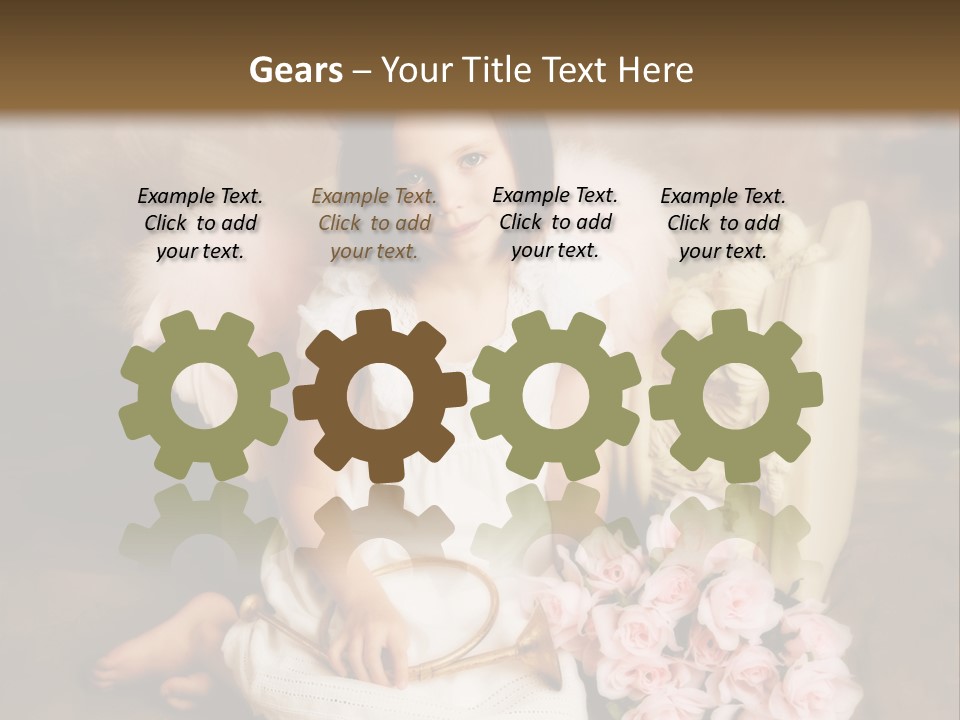 Beautiful Aroma Caucasian PowerPoint Template