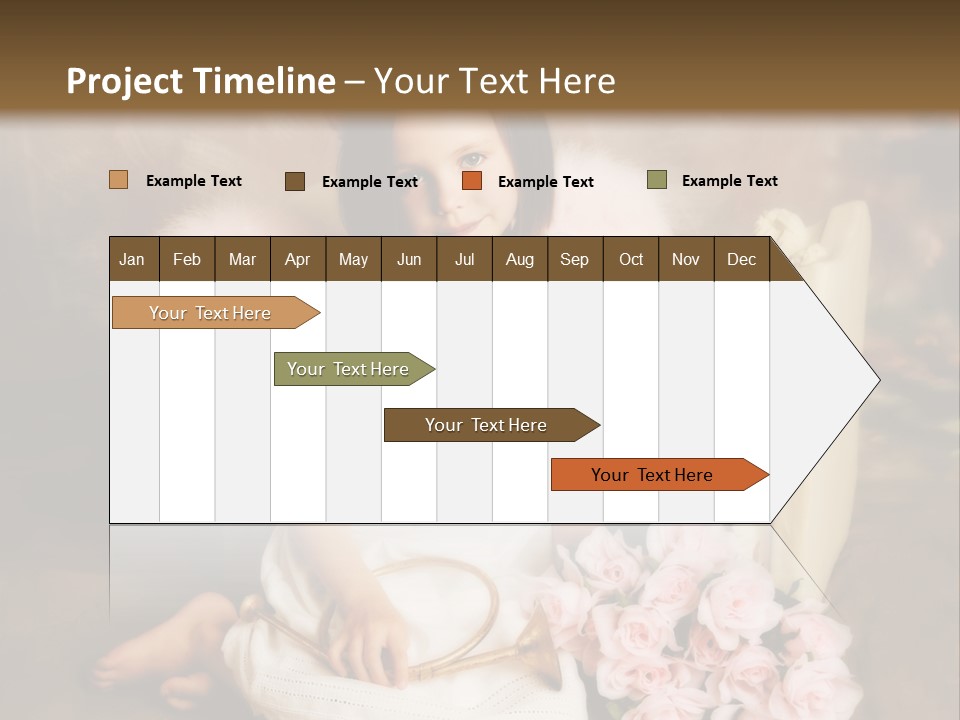 Beautiful Aroma Caucasian PowerPoint Template