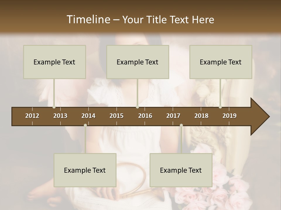 Beautiful Aroma Caucasian PowerPoint Template