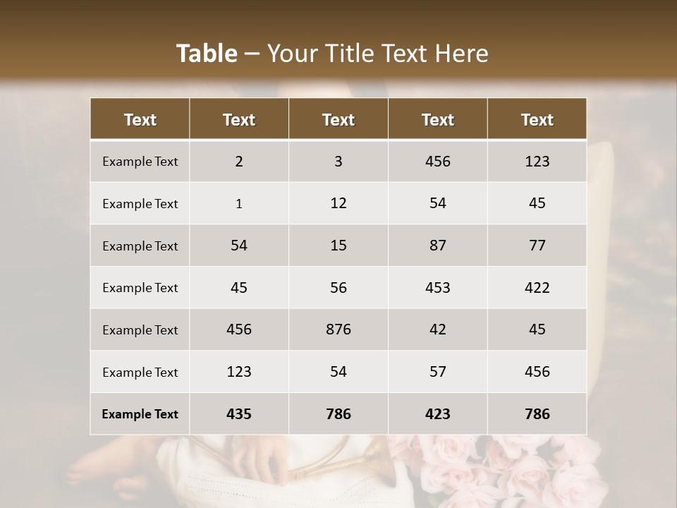 Beautiful Aroma Caucasian PowerPoint Template