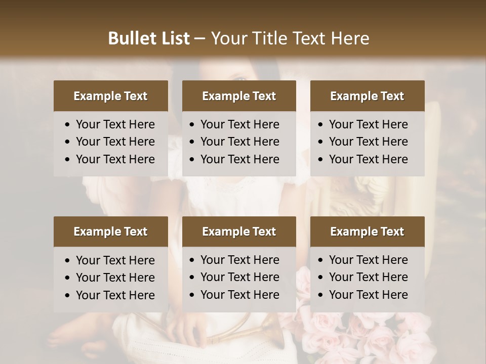 Beautiful Aroma Caucasian PowerPoint Template