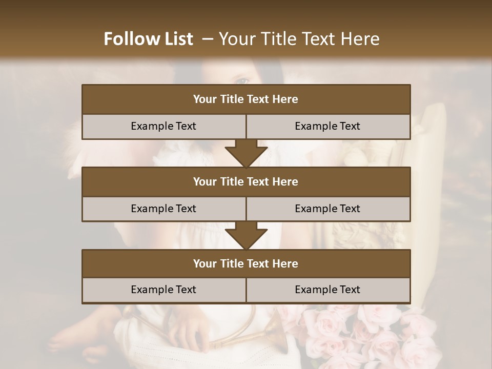 Beautiful Aroma Caucasian PowerPoint Template