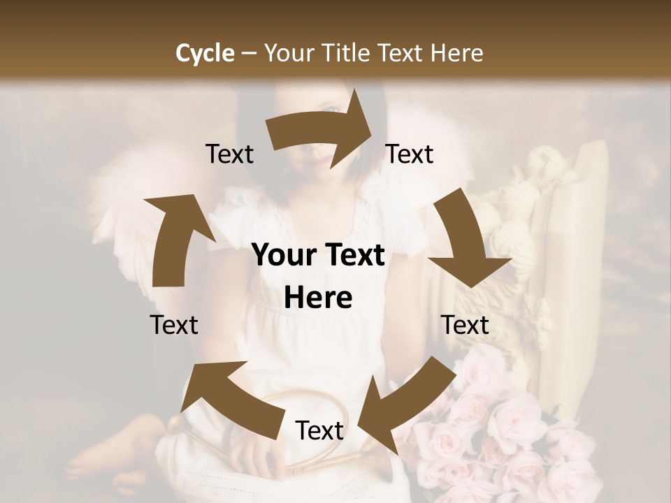 Beautiful Aroma Caucasian PowerPoint Template