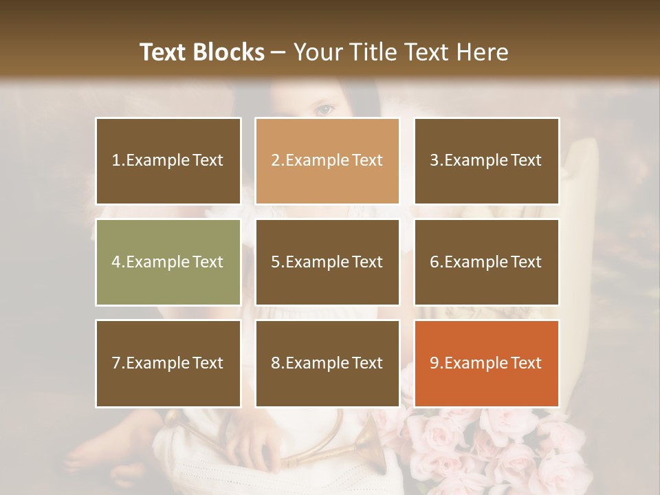 Beautiful Aroma Caucasian PowerPoint Template