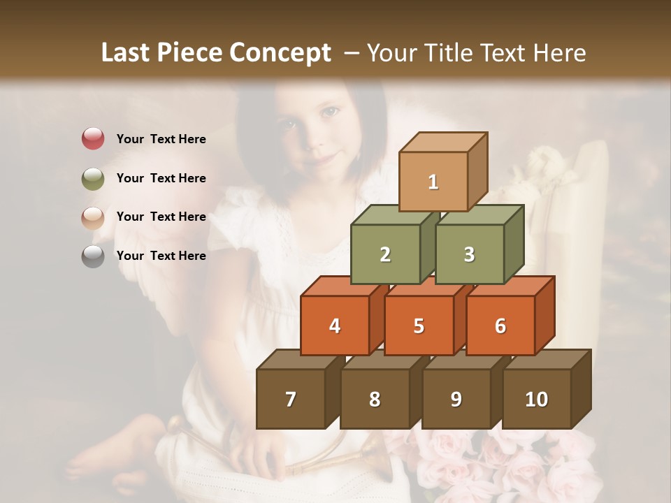 Beautiful Aroma Caucasian PowerPoint Template