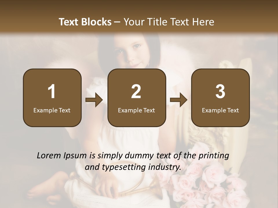 Beautiful Aroma Caucasian PowerPoint Template