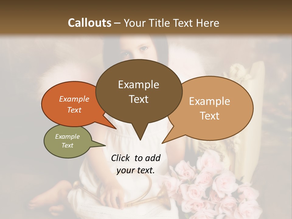 Beautiful Aroma Caucasian PowerPoint Template