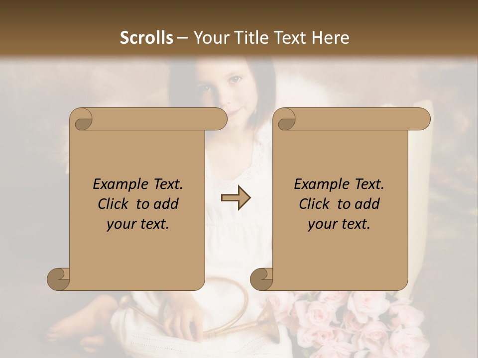 Beautiful Aroma Caucasian PowerPoint Template