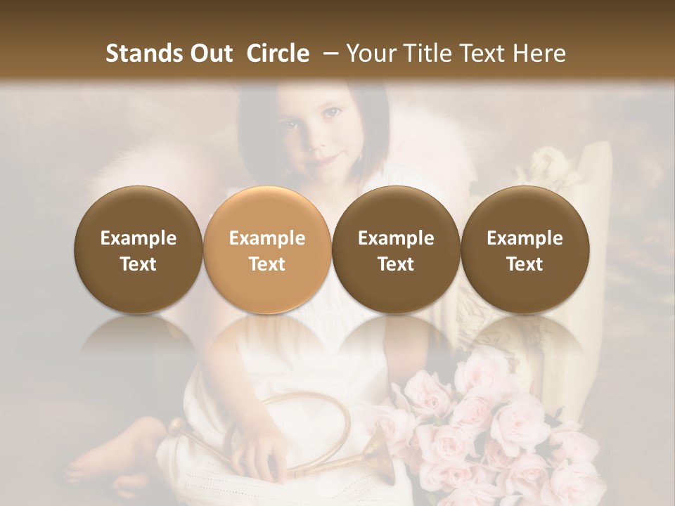 Beautiful Aroma Caucasian PowerPoint Template
