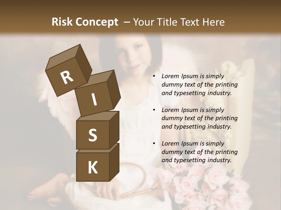 Beautiful Aroma Caucasian PowerPoint Template