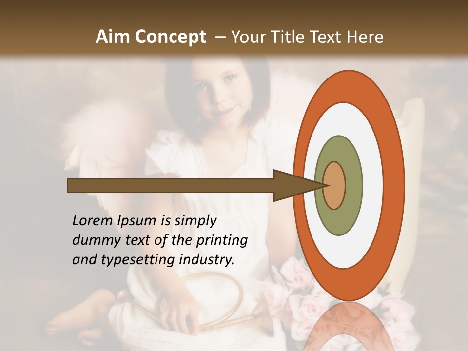Beautiful Aroma Caucasian PowerPoint Template