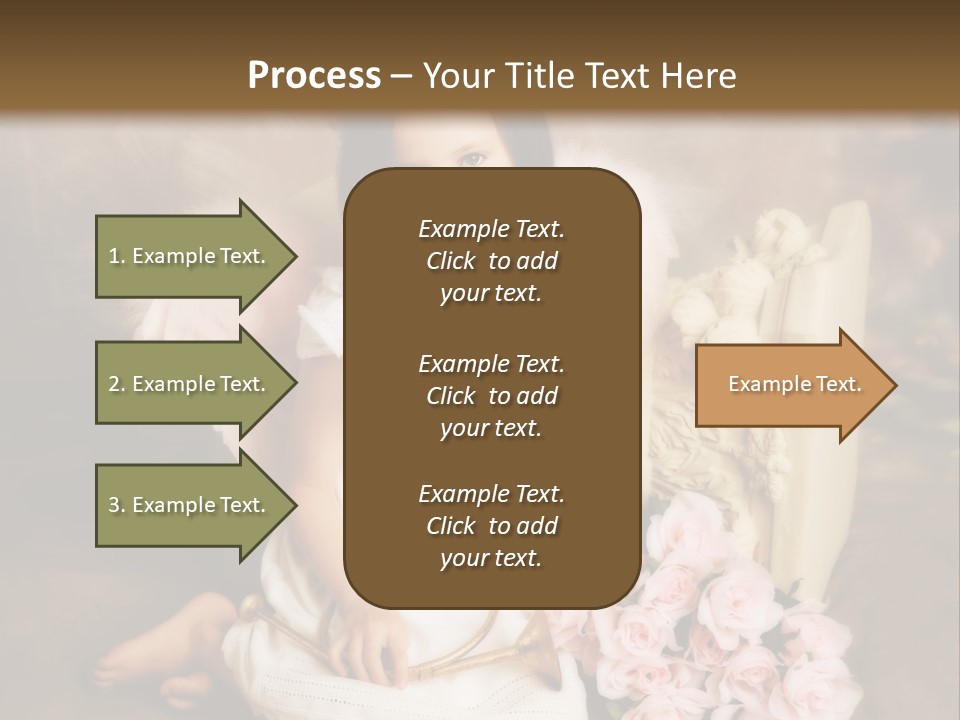 Beautiful Aroma Caucasian PowerPoint Template